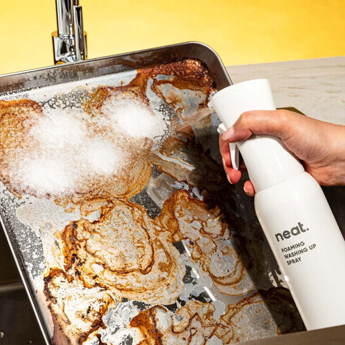 Neat Foaming Washing Up Spray Starter Pack & Refill – Mango & Fig
