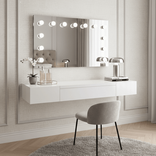PRE ORDER FOR THE END OF AUGUST - Nicole Hollywood Mirror Wall Mounted 100x60cm