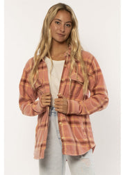 Sisstrevolution Nights Ls Wvn Fleece Top
