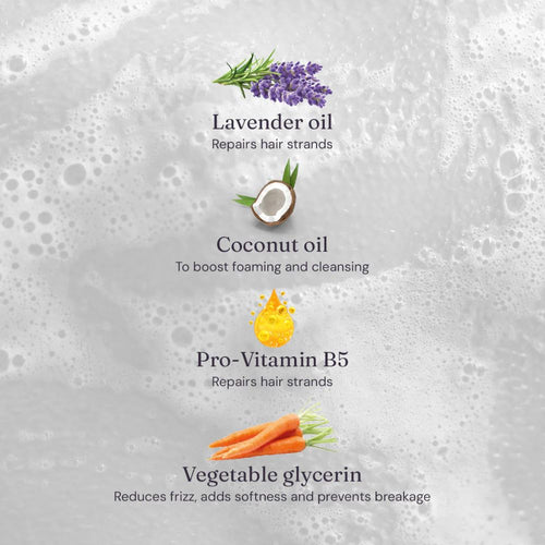 Nourish Shampoo 400ml | Lavender & Chamomile for Damaged Hair