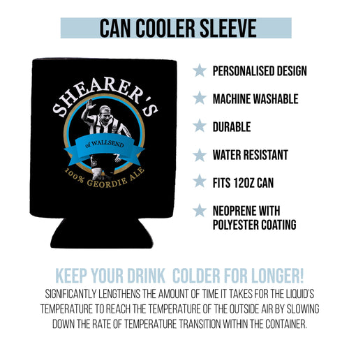 Newcastle Alan Shearer - Football Legends - Can Cooler