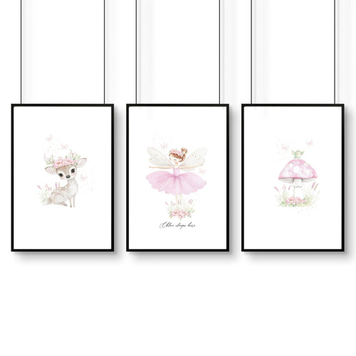 Nursery Artwork | Set of 3 wall art prints