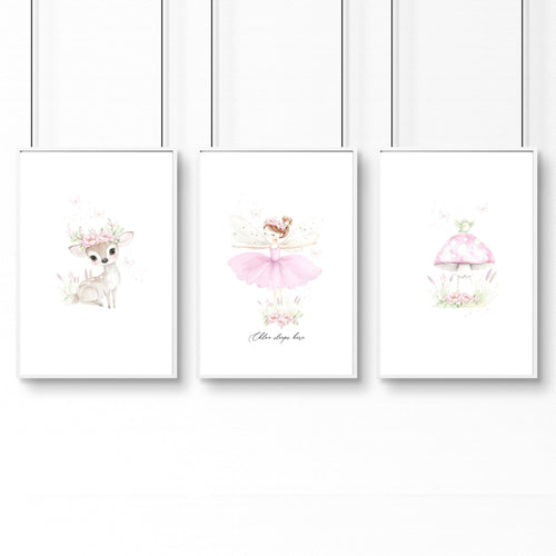 Nursery Artwork | Set of 3 wall art prints
