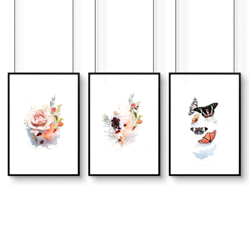 Office paintings ideas | set of 3 framed wall art