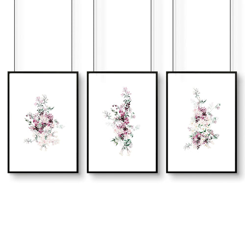 Office Art Ideas | Set of 3 wall art prints