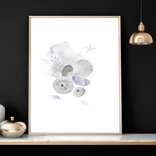 Office wall decor | set of 3 Modern Coastal wall art prints