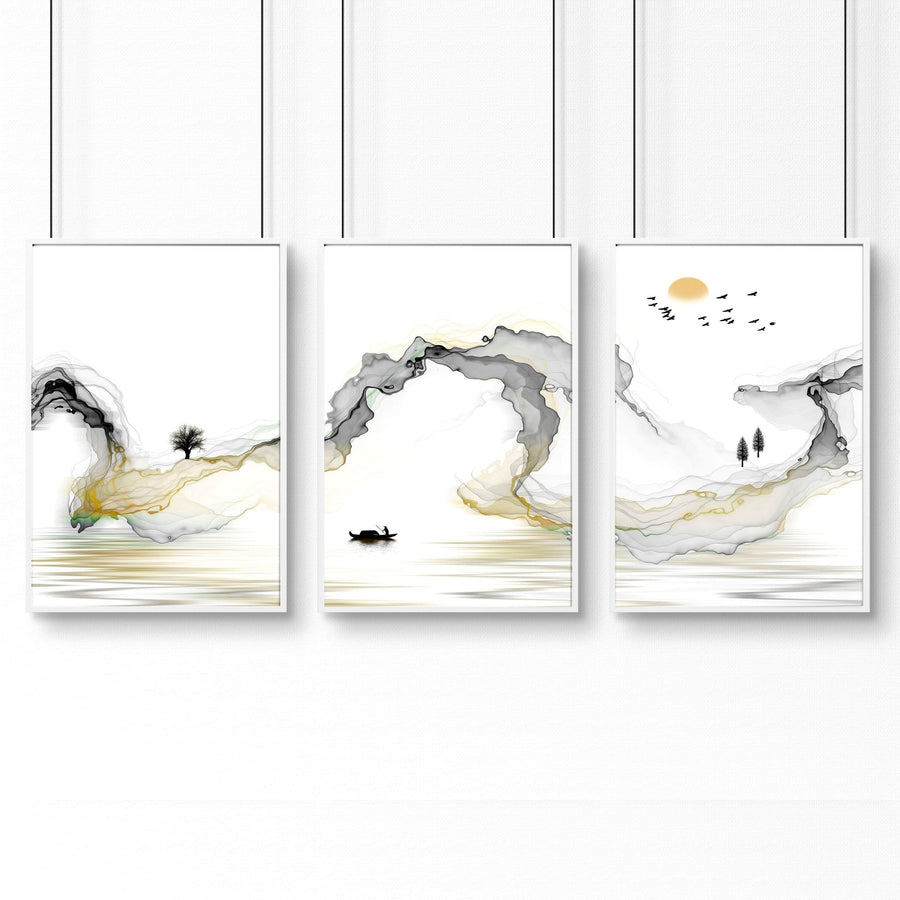 Wall Decorations For Office | set of 3 wall art prints