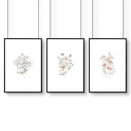 Office Wall Ideas | Set of 3 wall art prints