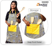 OLIVIA ROCCO Kitchen Sets With Apron Double Oven Gloves Towel Set Oven Mitts Pot Holder