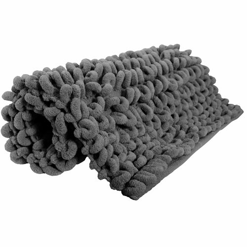 OLIVIA ROCCO Jumbo Loop Bath Mat Non Slip Water Absorbent Rug Easy-Care Hotel-Quality Textile