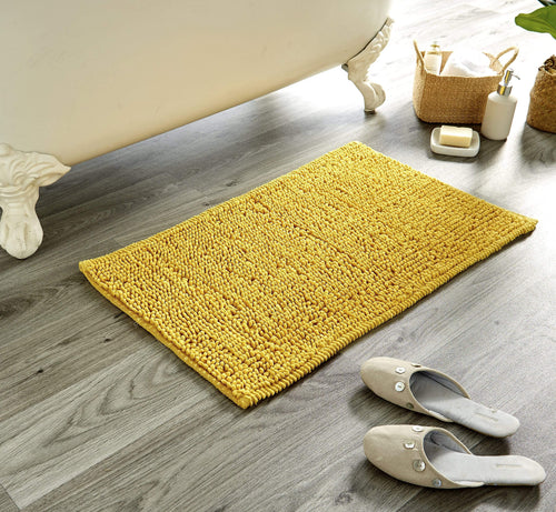 OLIVIA ROCCO Pebbles Micro Bobble Bath Mat Pure Indian Cotton Hand Woven Eco Friendly