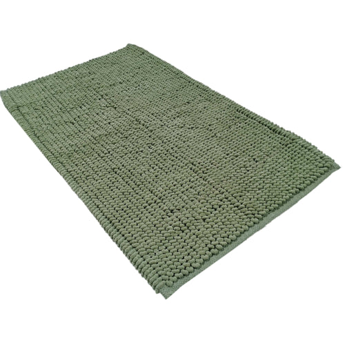 OLIVIA ROCCO Pebbles Micro Bobble Bath Mat Pure Indian Cotton Hand Woven Eco Friendly