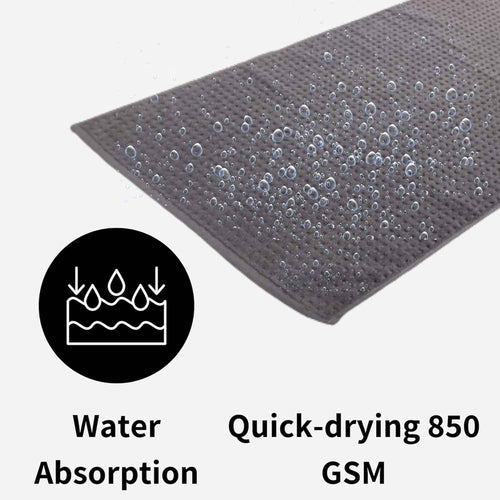 OLIVIA ROCCO Pack Of 3 Luxe Ultra-Soft Deep Cotton Pile Bathmats Eco-Friendly Absorbent
