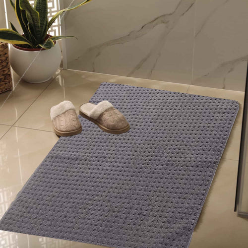OLIVIA ROCCO Pack Of 3 Luxe Ultra-Soft Deep Cotton Pile Bathmats Eco-Friendly Absorbent
