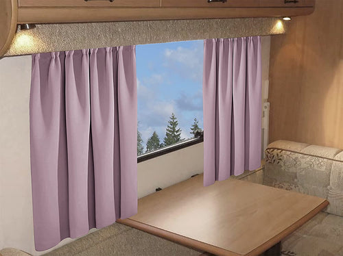 OLIVIA ROCCO Caravan Blackout Curtains 11 Colours Thermal Pencil Pleat Panels Eyelet