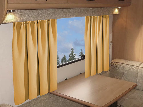 OLIVIA ROCCO Caravan Blackout Curtains 11 Colours Thermal Pencil Pleat Panels Eyelet