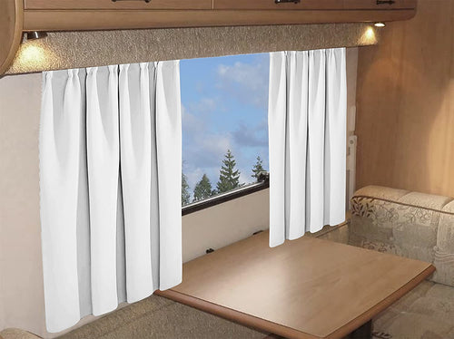 OLIVIA ROCCO Caravan Blackout Curtains 11 Colours Thermal Pencil Pleat Panels Eyelet