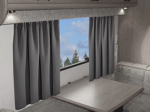 OLIVIA ROCCO Caravan Blackout Curtains 11 Colours Thermal Pencil Pleat Panels Eyelet