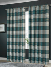 OLIVIA ROCCO Blackout Thermal Curtains Check Marble Design Light Blocking Panels Multiple