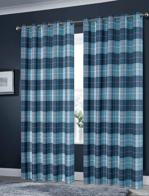 OLIVIA ROCCO Blackout Thermal Curtains Check Marble Design Light Blocking Panels Multiple