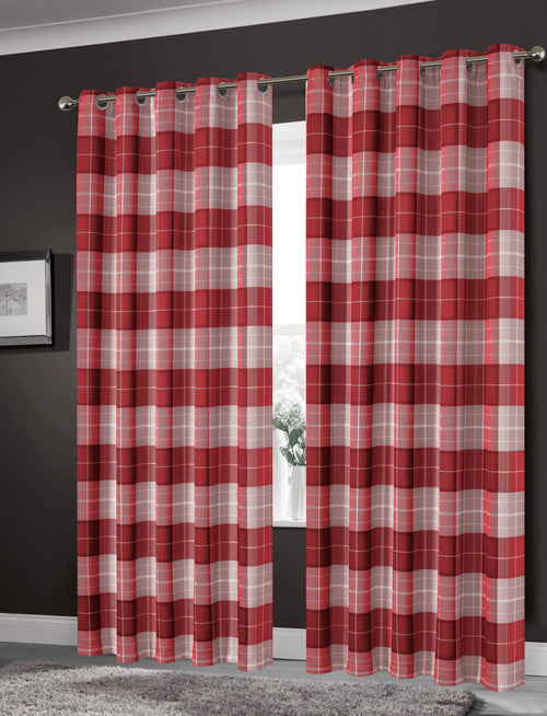 OLIVIA ROCCO Blackout Thermal Curtains Check Marble Design Light Blocking Panels Multiple