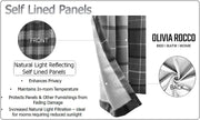 OLIVIA ROCCO Blackout Thermal Curtains Check Marble Design Light Blocking Panels Multiple