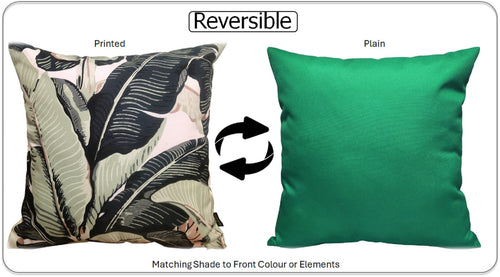 OLIVIA ROCCO Banza Waterproof Cushion Covers 43 x 43 cm Reversible Breathable Decorative