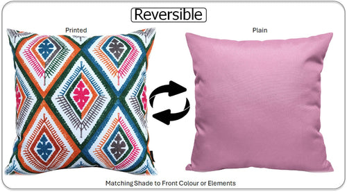 OLIVIA ROCCO Vibrant Meze Outdoor Waterproof Cushion Covers 43 x 43 cm Garden Patio