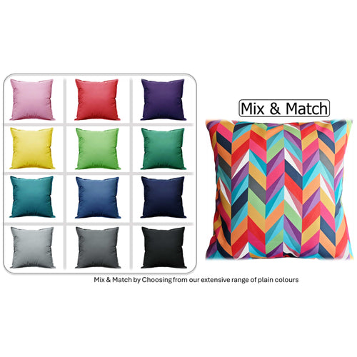 OLIVIA ROCCO Cushion Covers 43x43 Cm Outdoor Waterproof Breathable For Garden Patio Sofa