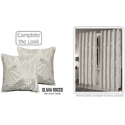 OLIVIA ROCCO Leaf Sparkle Cushion Covers 2 Pack Leaf Natural Modern Decorative Throw