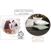 OLIVIA ROCCO Leaf Sparkle Cushion Covers 2 Pack Leaf Natural Modern Decorative Throw