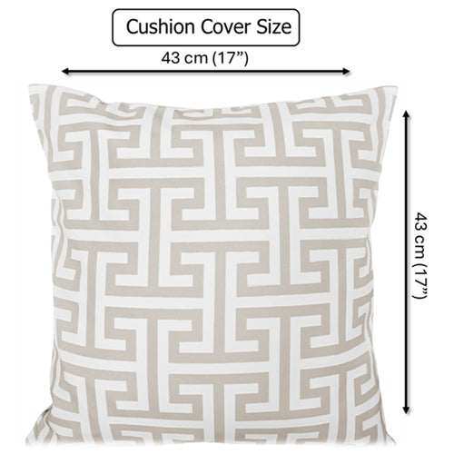 OLIVIA ROCCO Cushion Covers 43x43 cm Waterproof Breathable Outdoor Indoor Use Milano
