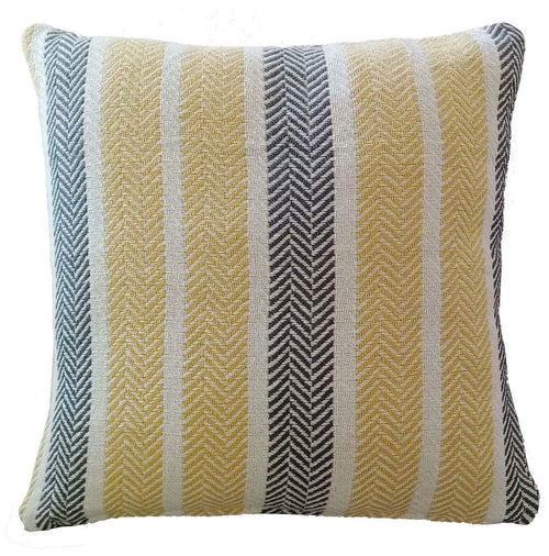 OLIVIA ROCCO Cushion Covers Striped Indian Cotton Indoor Outdoor With Discreet Zipper