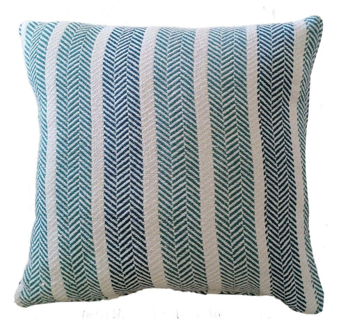 OLIVIA ROCCO Cushion Covers Striped Indian Cotton Indoor Outdoor With Discreet Zipper