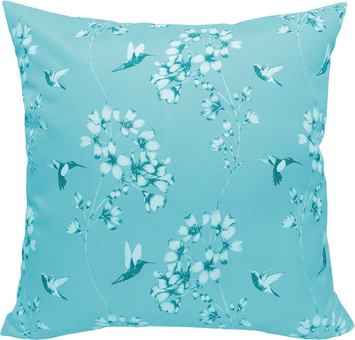 OLIVIA ROCCO Jardin Duckegg Waterproof Outdoor Cushion Covers 17x17 Inches 43x43 CM Water