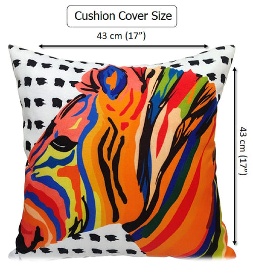 OLIVIA ROCCO Kampala Orange Waterproof Cushion Covers 43 x 43 cm Reversible Breathable