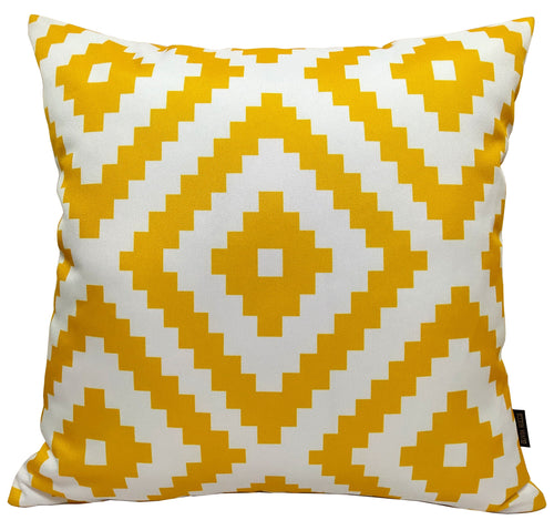 OLIVIA ROCCO Nairobi Ochre Waterproof Outdoor Cushion Covers 43 X 43 cm Weather Resistant