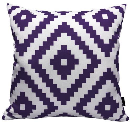OLIVIA ROCCO Outdoor Scatter Cushion Covers Nairobi Purple 43 X 43 cm Waterproof Weather