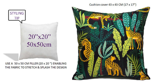OLIVIA ROCCO Outdoor Cushion Covers 43x43 cm Waterproof And Weather Resistant For Patio