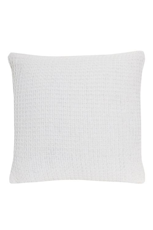 OLIVIA ROCCO Lisbon Pure Indian Cotton Handwoven Honeycomb Cushion Covers 17x17 and 24x24