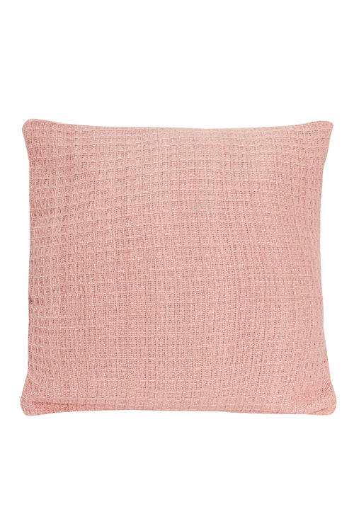 OLIVIA ROCCO Lisbon Pure Indian Cotton Handwoven Honeycomb Cushion Covers 17x17 and 24x24