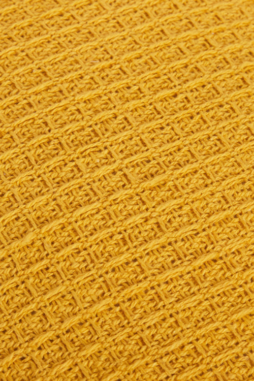 OLIVIA ROCCO Lisbon Pure Indian Cotton Handwoven Honeycomb Cushion Covers 17x17 and 24x24