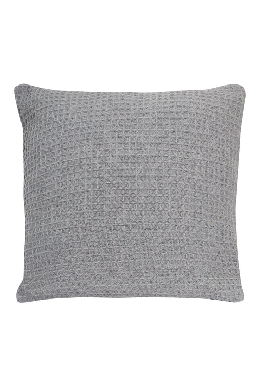 OLIVIA ROCCO Lisbon Pure Indian Cotton Handwoven Honeycomb Cushion Covers 17x17 and 24x24