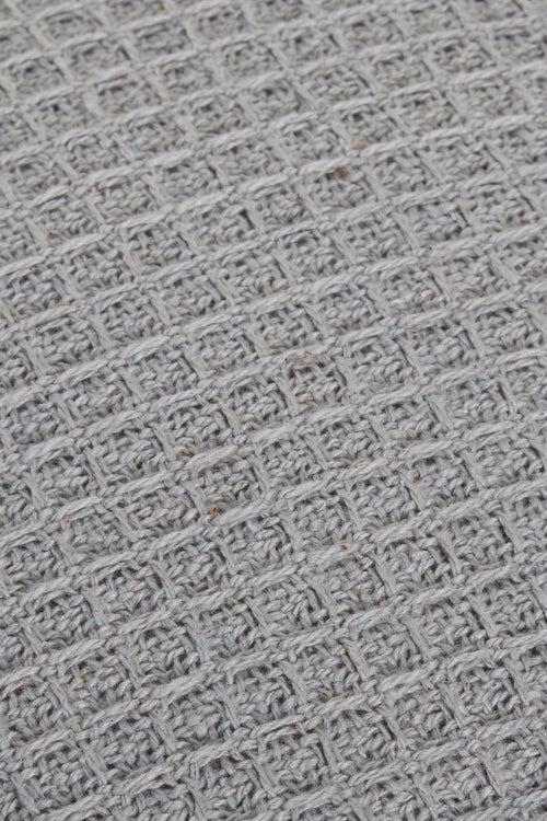 OLIVIA ROCCO Lisbon Pure Indian Cotton Handwoven Honeycomb Cushion Covers 17x17 and 24x24