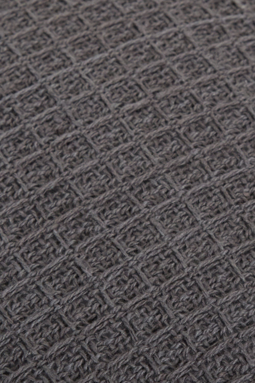 OLIVIA ROCCO Lisbon Pure Indian Cotton Handwoven Honeycomb Cushion Covers 17x17 and 24x24