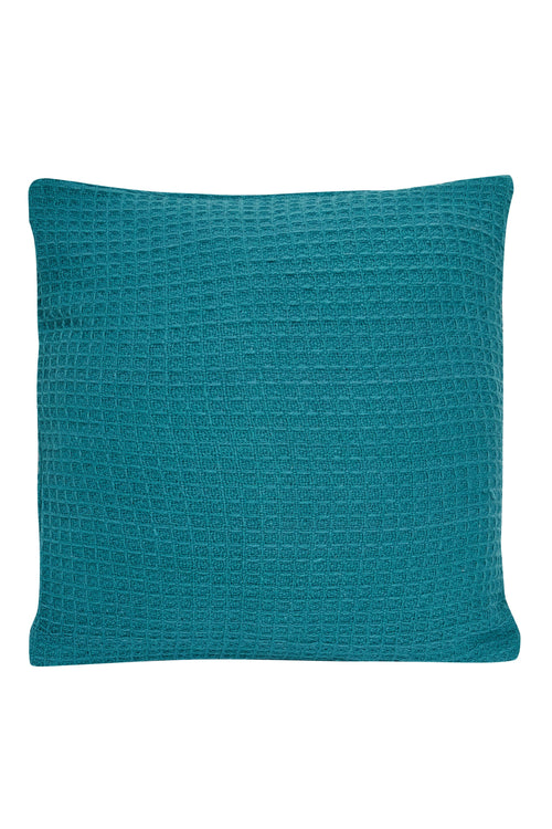 OLIVIA ROCCO Lisbon Pure Indian Cotton Handwoven Honeycomb Cushion Covers 17x17 and 24x24