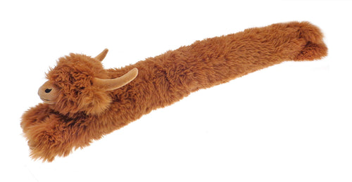OLIVIA ROCCO Draught Excluder Highland Cow Design Door Stopper Jumbo Size W88xH20xD16cm