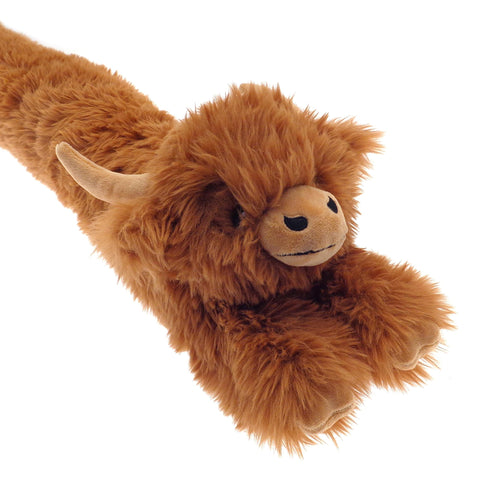 OLIVIA ROCCO Draught Excluder Highland Cow Design Door Stopper Jumbo Size W88xH20xD16cm