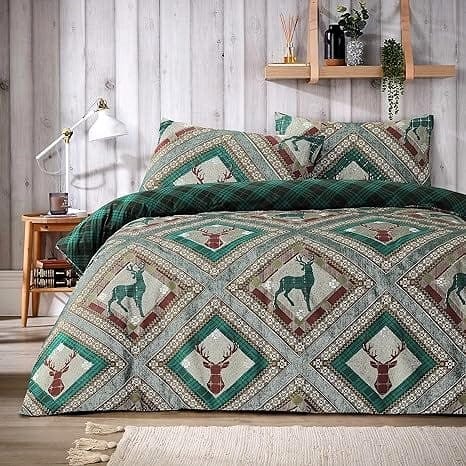 OLIVIA ROCCO Luxury Cotton Rich Duvet Sets Easycare Includes Duvet Cover And Pillowcases