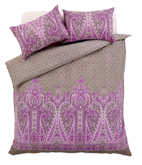 OLIVIA ROCCO Duvet Set Cotton Rich Paisley Design For Double And King Sizes In Bold